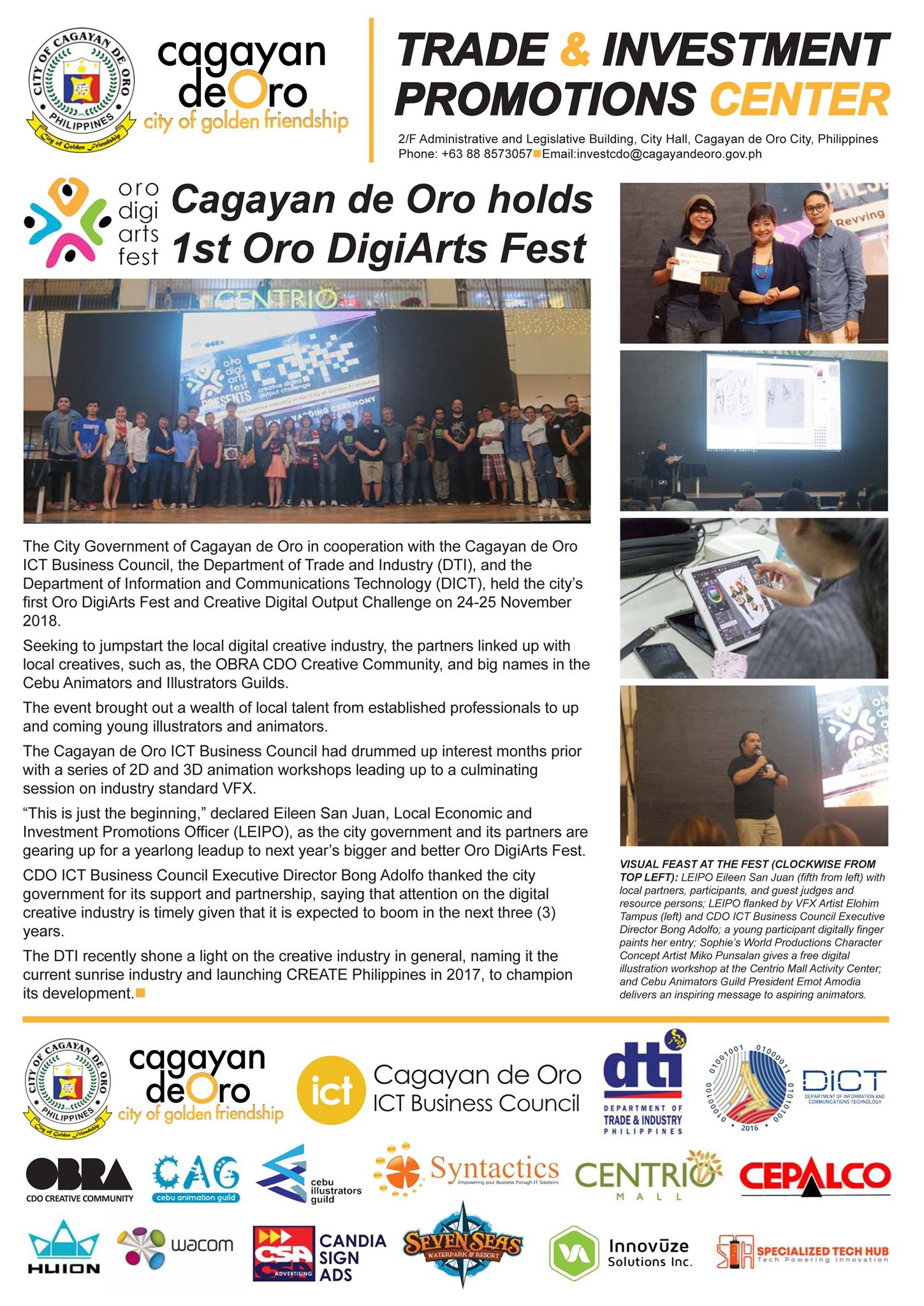Oro DigiArts Fest Gazette