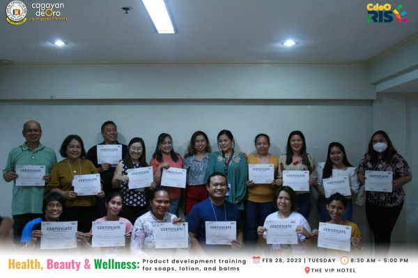 TIPC CONDUCTS PRODUCT DEVELOPMENT TRAINING FOR HEALTH, BEAUTY AND WELLNESS SECTOR