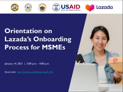 USAID HOLDS LAZADA ONBOARDING ORIENTATION FOR MSMEs